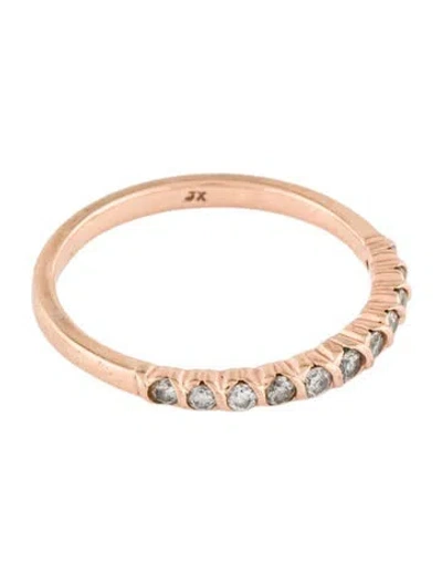 Pre-owned Ring 10k Diamond Band In Multi