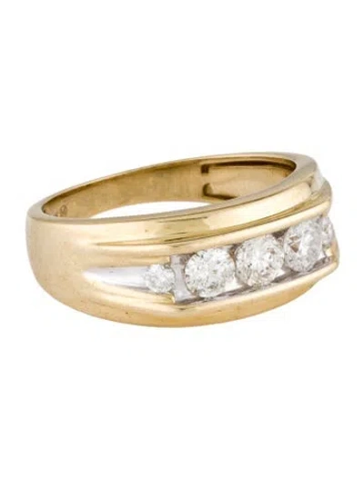 Pre-owned Ring 10k Diamond Band In Multi