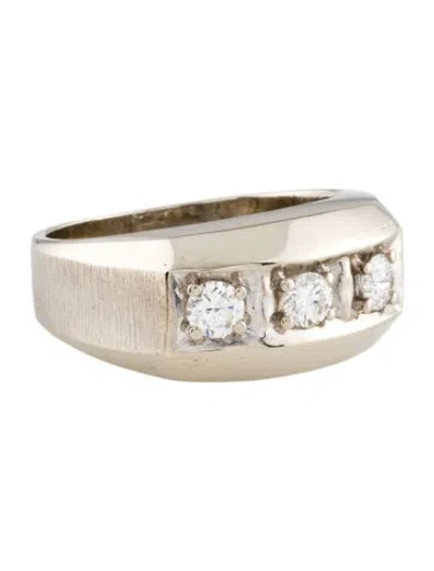 Pre-owned Ring 10k Diamond Band In Multi