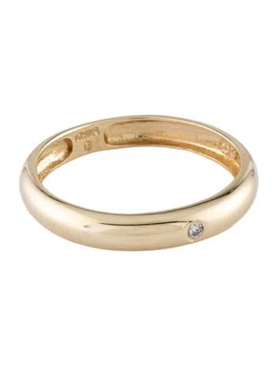 Pre-owned Ring 10k Diamond Band In Multicolor