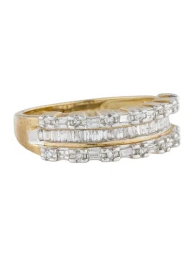 Pre-owned Ring 10k Diamond Band  In Multi