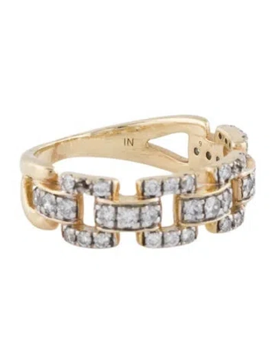 Pre-owned Ring 10k Diamond Band  In Multi