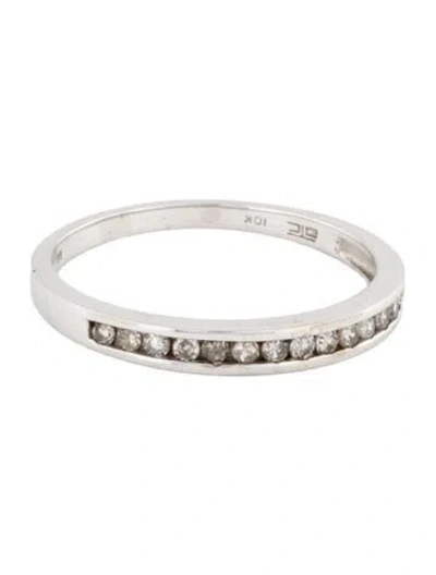 Pre-owned Ring 10k Diamond Band  In Multicolor