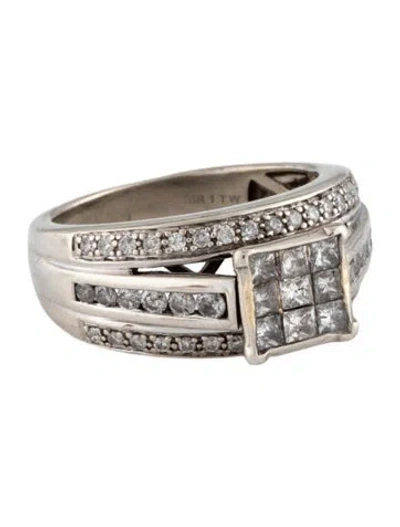 Pre-owned Ring 10k Diamond Engagement  In Multi