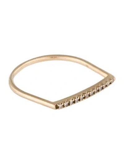 Pre-owned Ring 10k Diamond In Multi