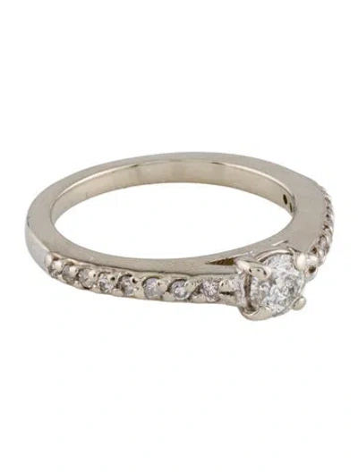 Pre-owned Ring 10k Diamond  In Multicolor