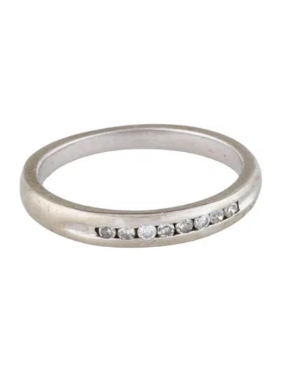 Pre-owned Ring 10k Diamond Wedding Band In Multi