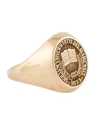 Pre-owned Ring 10k Graduation Signet  In Multi