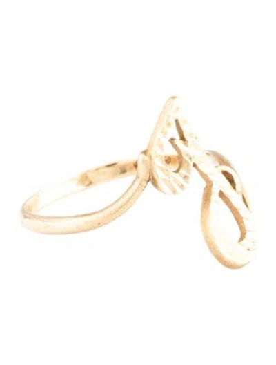 Pre-owned Ring 10k Initial "j "  In Multicolor