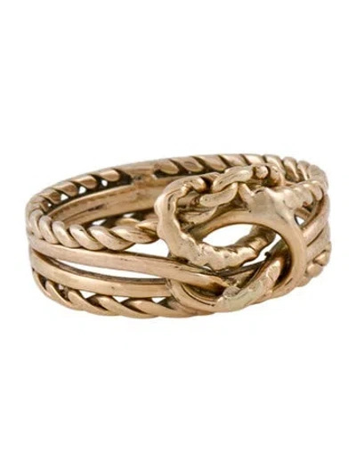 Pre-owned Ring 10k Knot Band In Multi
