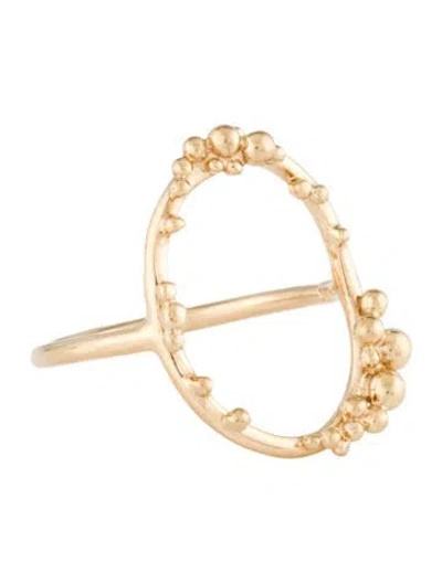 Pre-owned Ring 10k Open Bubble  In Multi