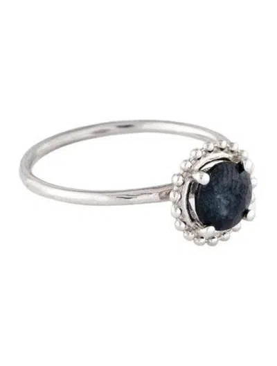 Pre-owned Ring 10k Sapphire Cocktail  In Multi