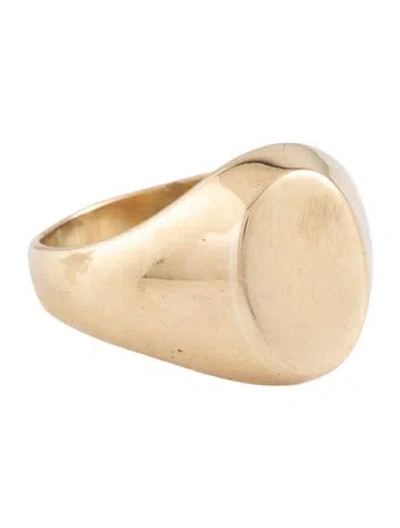 Pre-owned Ring 10k Signet  In Multi