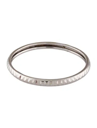 Pre-owned Ring 10k Textured Band In Multi