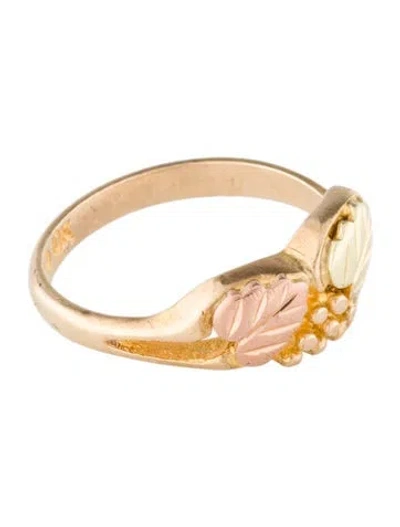 Pre-owned Ring 10k Two-tone Grapes Cocktail  In Multi
