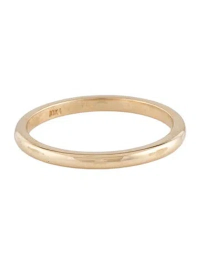Pre-owned Ring 10k Wedding Band In Multi