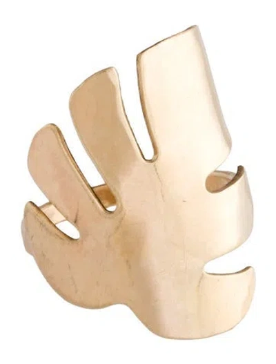Pre-owned Ring 10k Wing Cocktail  In Multi