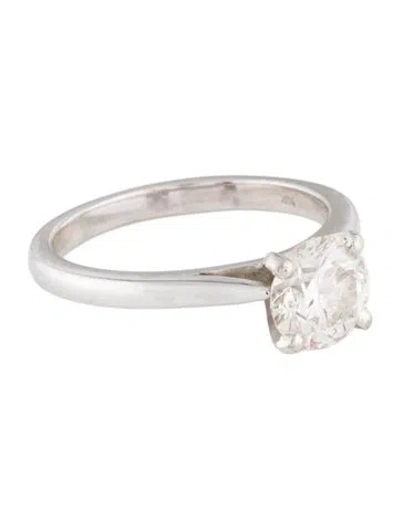 Pre-owned Ring 1.10ct Diamond Engagement  In Multicolor
