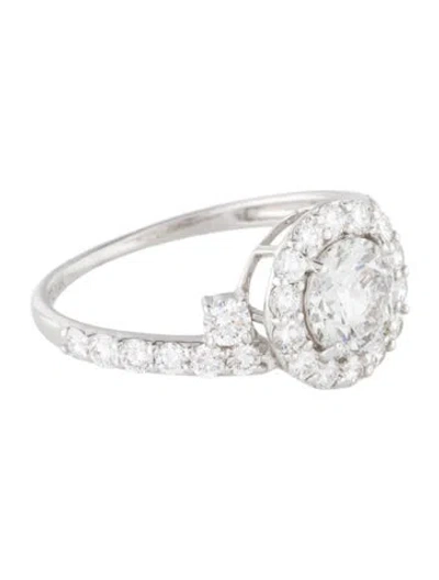 Pre-owned Ring 1.11ct Lab Grown Diamond Engagement  In Multi