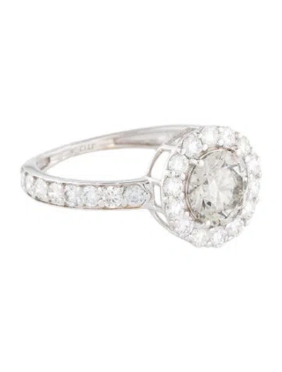 Pre-owned Ring 1.11ct Lab-grown Diamond Engagement  In Multi