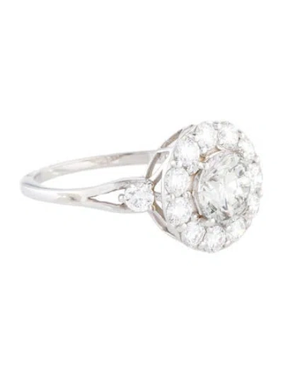 Pre-owned Ring 1.12ct Lab-grown Diamond Engagement  In Multi