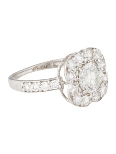 Pre-owned Ring 1.12ct Lab-grown Diamond Engagement  In Multi