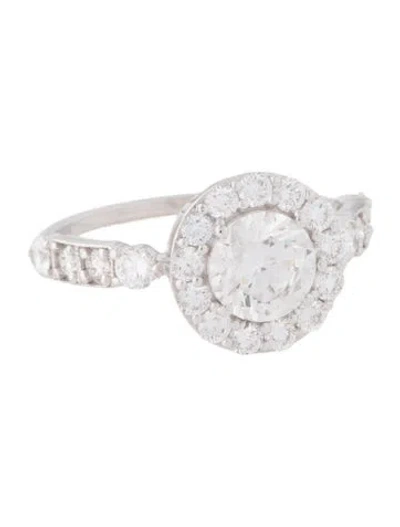 Pre-owned Ring 1.12ct Lab-grown Diamond Engagement  In Multi