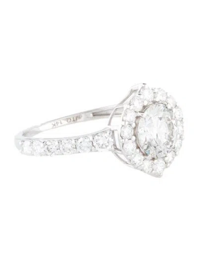 Pre-owned Ring 1.14ct Lab-grown Diamond Engagement  In Multi