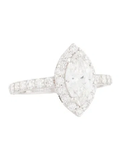 Pre-owned Ring 1.17ct Lab-grown Diamond Engagement  In Multi
