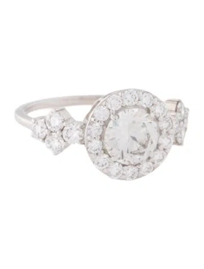 Pre-owned Ring 1.18ct Lab-grown Diamond Engagement  In Multi