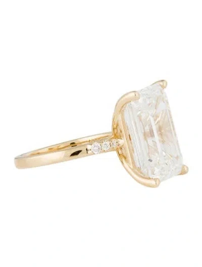 Pre-owned Ring 11ct Lab-grown Diamond Engagement  In Multi