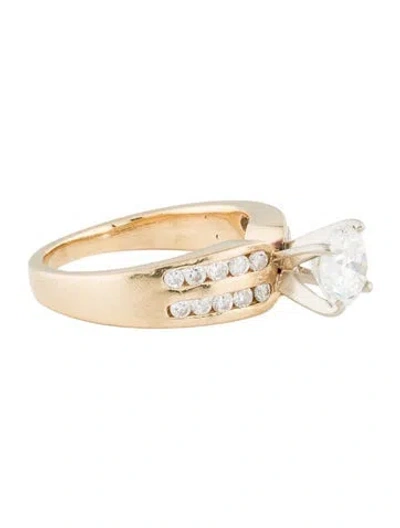 Pre-owned Ring 1.20ct Diamond Engagement  In Multi