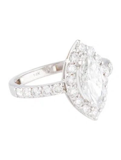 Pre-owned Ring 1.26ct Lab-grown Diamond Engagement  In Multi