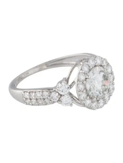 Pre-owned Ring 1.28ct Lab-grown Diamond Engagement  In Multi
