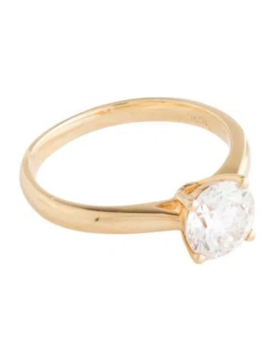 Pre-owned Ring 1.29ct Lab-grown Diamond Engagement  In Multi