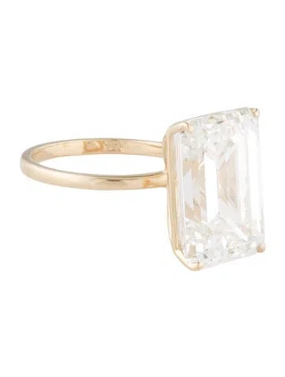Pre-owned Ring 13.75ct Lab-grown Diamond Engagement  In Multi