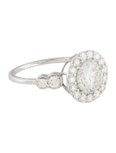 Pre-owned Ring 1.40ct Lab-grown Diamond Engagement  In Multi