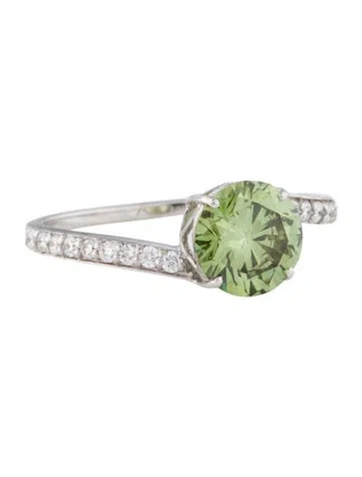 Pre-owned Ring 1.41ct Lab-grown Diamond Engagement  In Multi