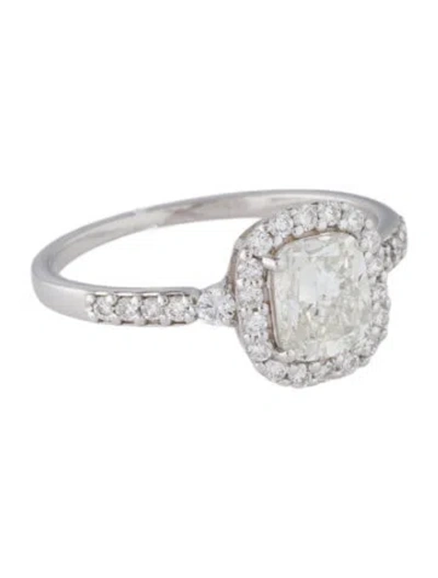 Pre-owned Ring 1.42ctw Lab-grown Diamond Engagement  In Multi