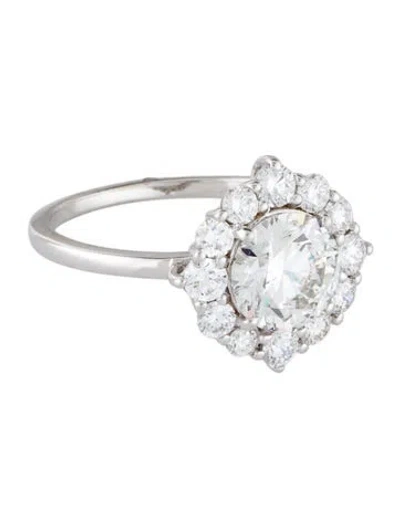 Pre-owned Ring 1.47ct Lab-grown Diamond Engagement  In Multi