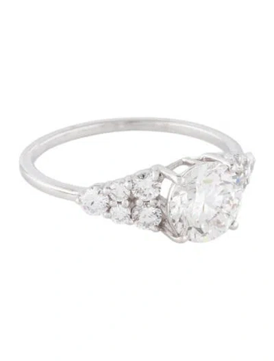 Pre-owned Ring 1.48ct Lab-grown Diamond Engagement  In Multi