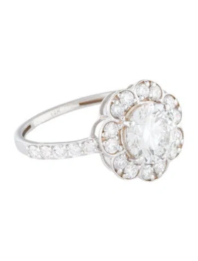 Pre-owned Ring 1.49ct Lab-grown Diamond Engagement  In Multi