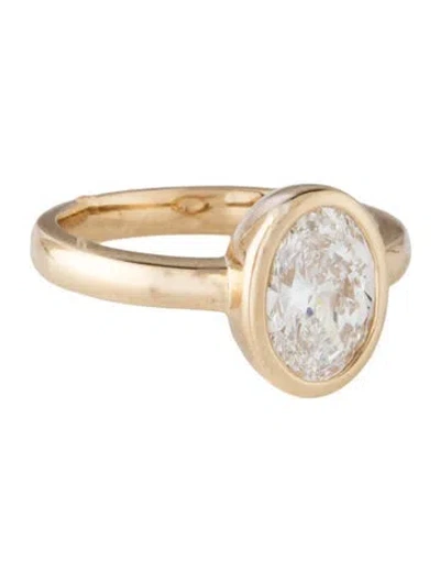 Pre-owned Ring 14k 1.00ct Lab-grown Diamond Cocktail  In Multicolor