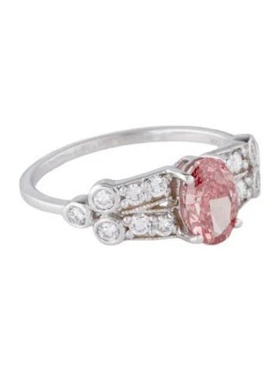 Pre-owned Ring 14k 1.00ct Lab-grown Diamond Engagement  In Multi