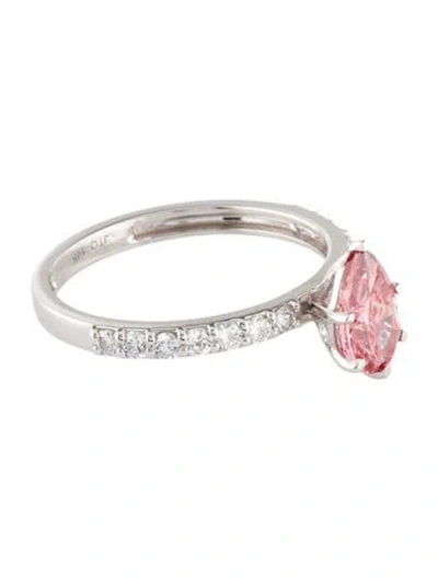 Pre-owned Ring 14k 1.00ct Lab-grown Diamond Engagement  In Multi