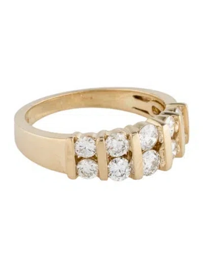 Pre-owned Ring 14k 1.00ctw Diamond Band In Multi