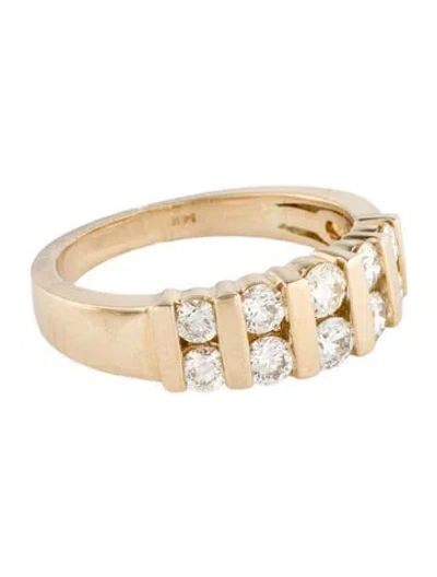 Pre-owned Ring 14k 1.00ctw Diamond Band In Multi