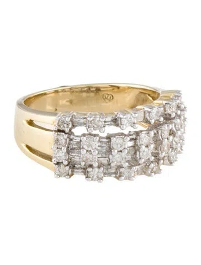 Pre-owned Ring 14k 1.00ctw Diamond Band In Multi