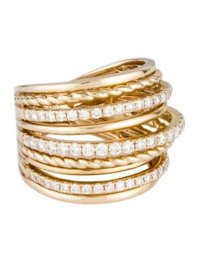 Pre-owned Ring 14k 1.00ctw Diamond Band  In Multicolor