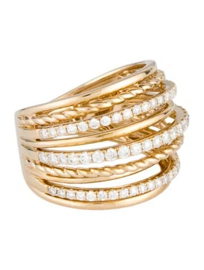 Pre-owned Ring 14k 1.00ctw Diamond Band  In Multicolor